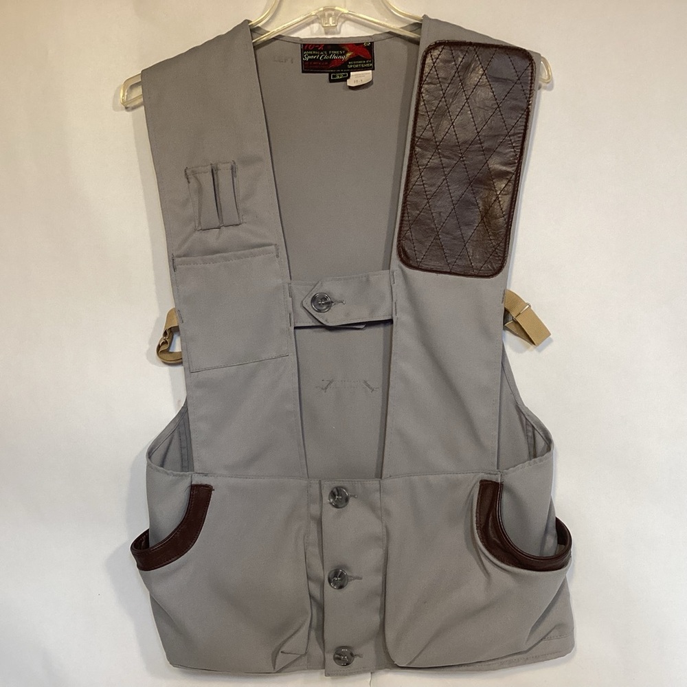 10-X Sport Clothing Vintage Game Bird Shooting Hunting Vest size 32 Made in USA